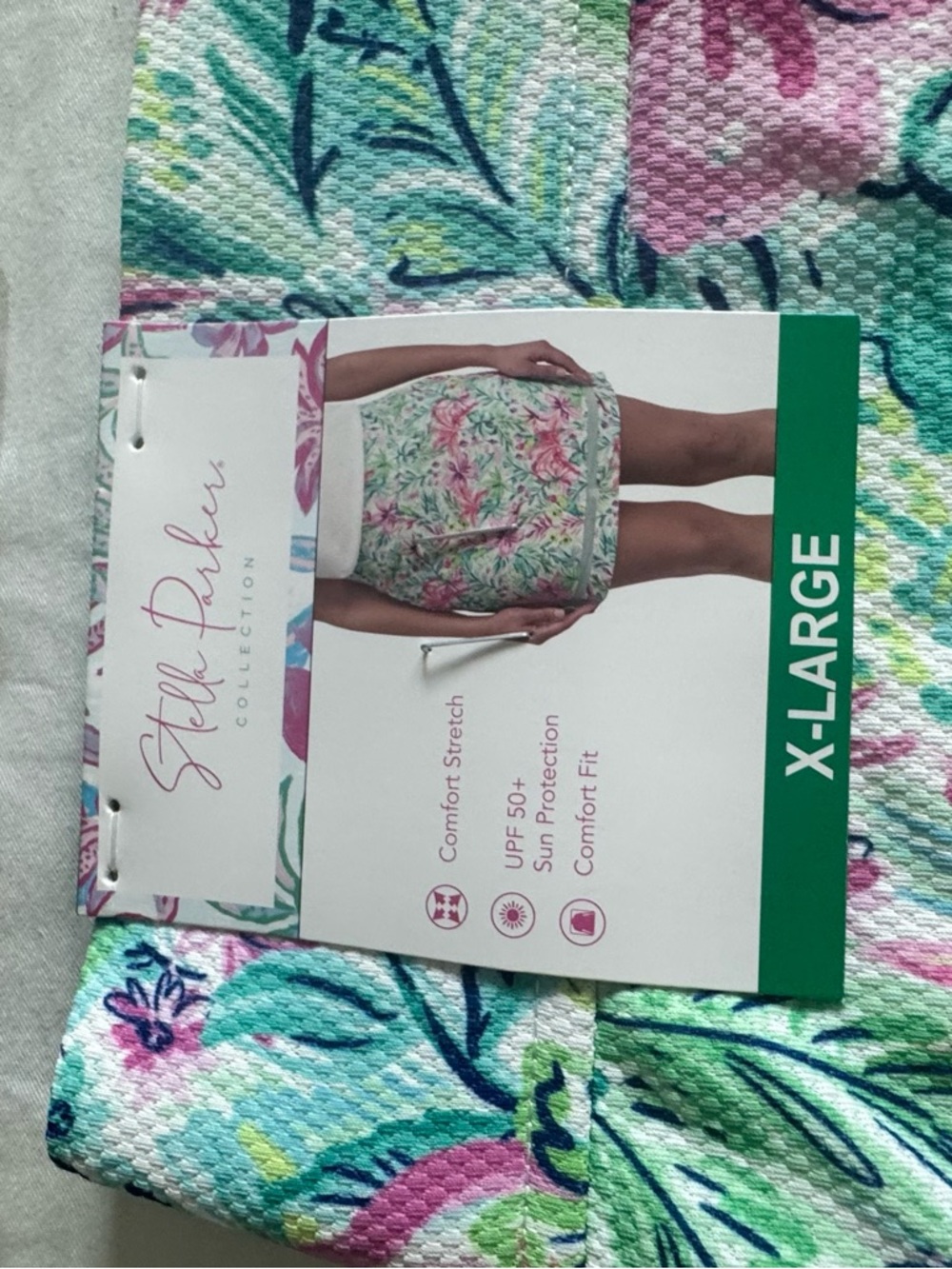 Floral Print Women’s Skort - Pastel Pink & Mint